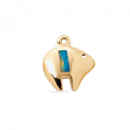Medium Opal Bear Charm