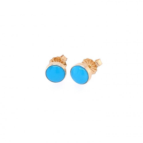 Sleeping Beauty Turquoise Stud Earrings