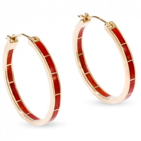 Inside out 2025 hoop earrings