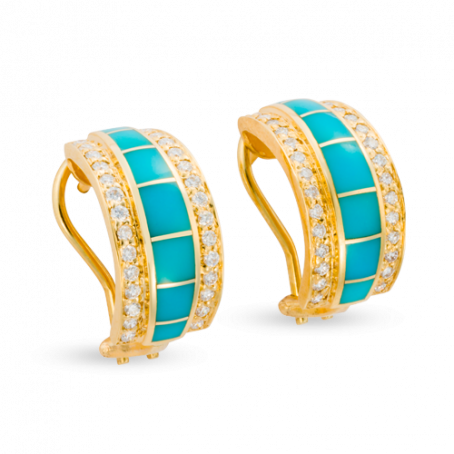 Lafonn Charming Half Hoop Earrings E0580CLG00 SS - Earrings | Jacqueline's  Fine Jewelry | Morgantown, WV