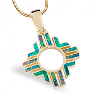 Large Opal Zia Pendant