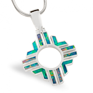 Large Opal Zia Pendant