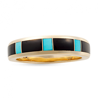 Sleeping Beauty & Onyx Open Channel Flat Band