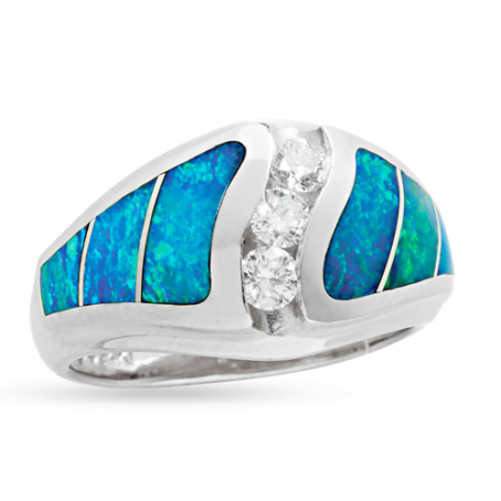 Large Opal Cirrus Ring