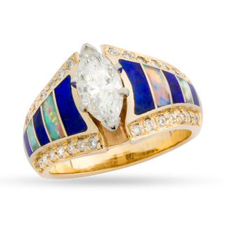 Opal Cathedral Ring